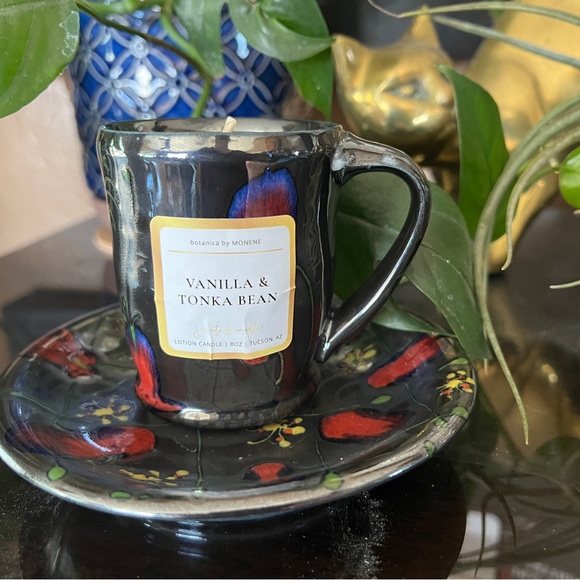 MDWald Teacup and Saucer Massage Lotion Candle Signed Porcelain - Picture 13 of 13